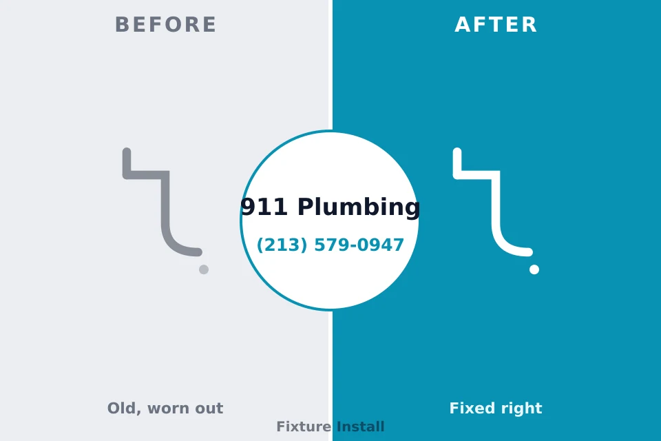 Before and after: plumbing repair Thonotosassa, FL